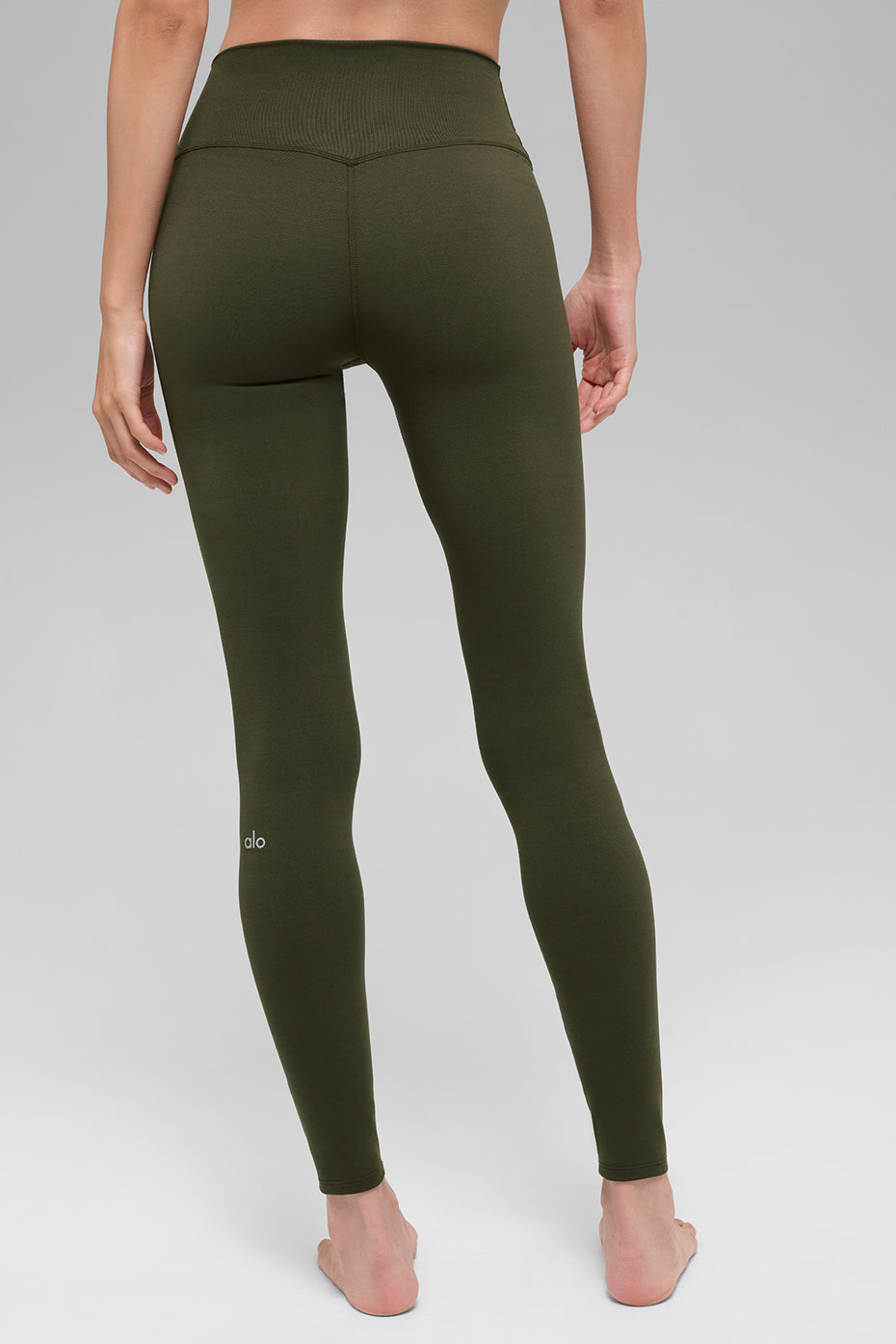 Alo Yoga ALO Softsculpt High-Waist Legging - Green Olive