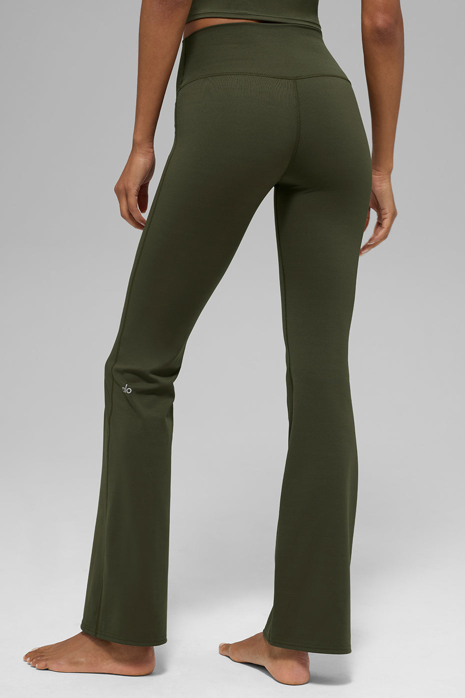 Alo Yoga ALO Softsculpt High-Waist Bootcut Legging (Regular) - Green Olive