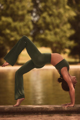 Alo Yoga ALO Softsculpt High-Waist Bootcut Legging (Regular) - Green Olive