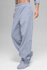 Alo Yoga Polar Fleece High-Waist Retreat Jogger - Winter Frost
