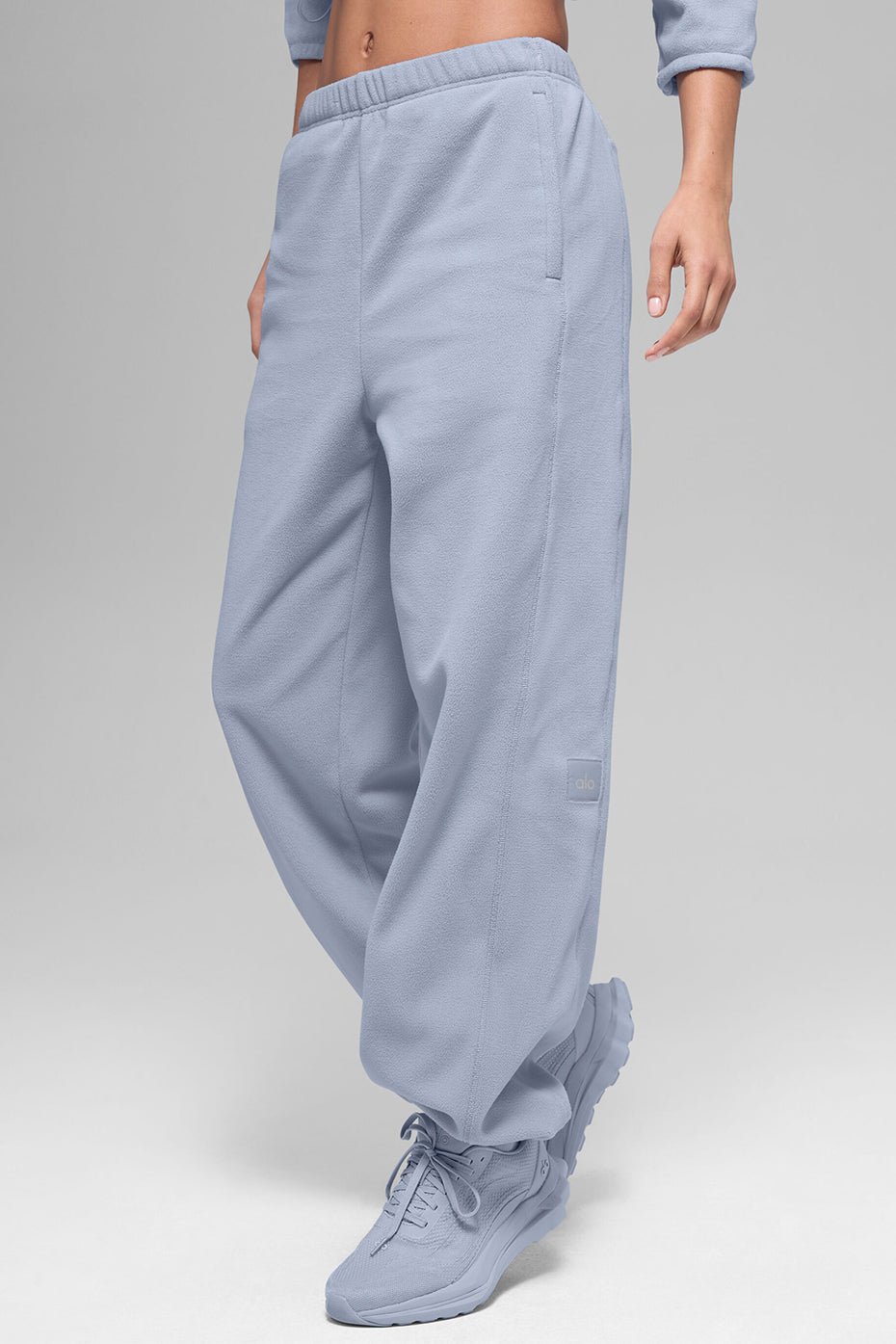 Alo Yoga Polar Fleece High-Waist Retreat Jogger - Winter Frost