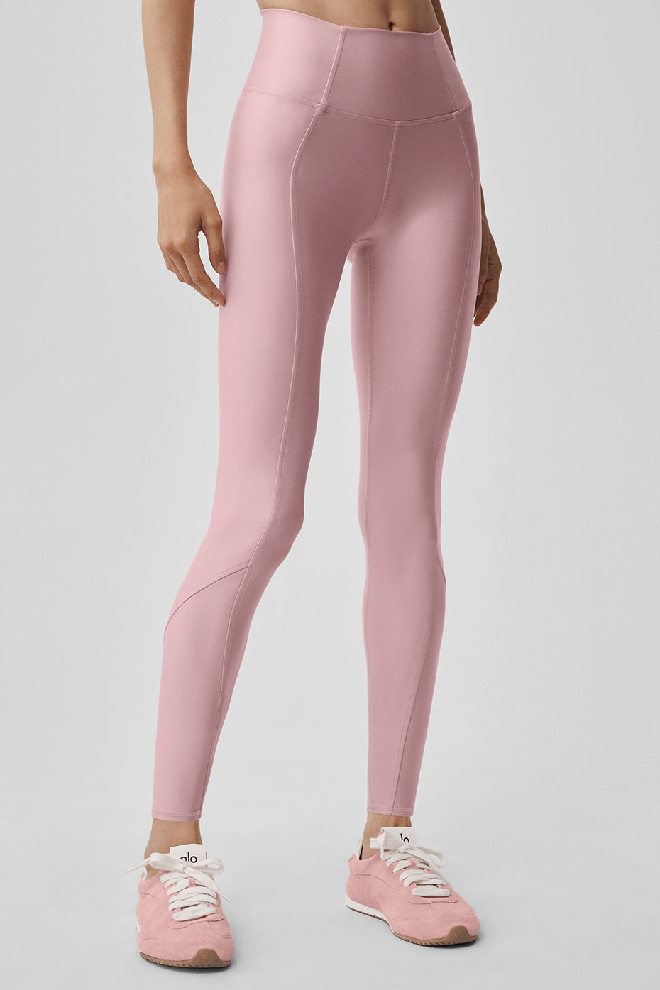 Alo Yoga Airlift High-Waist 7/8 Fine Line Legging - Vintage Pink