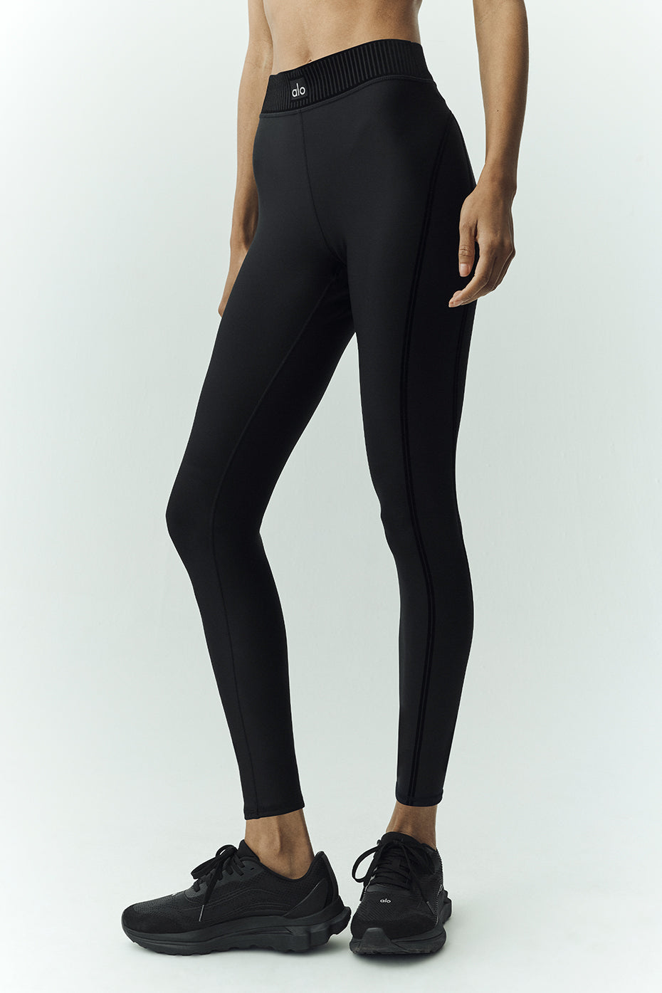 Alo Yoga Airlift Line Up Mirage 7/8 Legging - Black