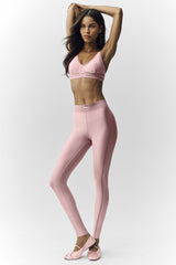 Alo Yoga Airlift Line Up Mirage 7/8 Legging - Pink Champagne