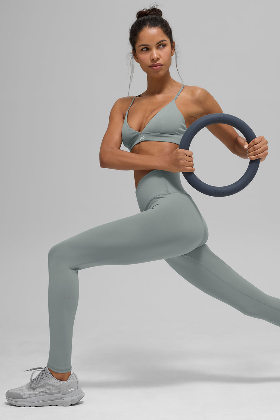 Alo Yoga High-Waist Airbrush Legging - Lunar Grey