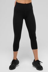 Alo Yoga High-Waist Airbrush Capri - Black
