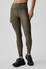 Alo Yoga High-Waist Airlift Legging - Olive Tree