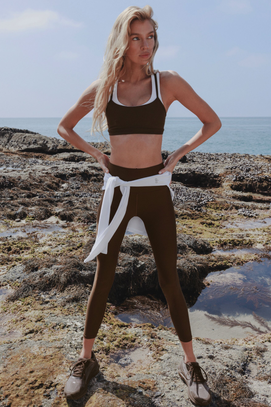 Alo Yoga 7/8 High-Waist Airlift Legging - Espresso