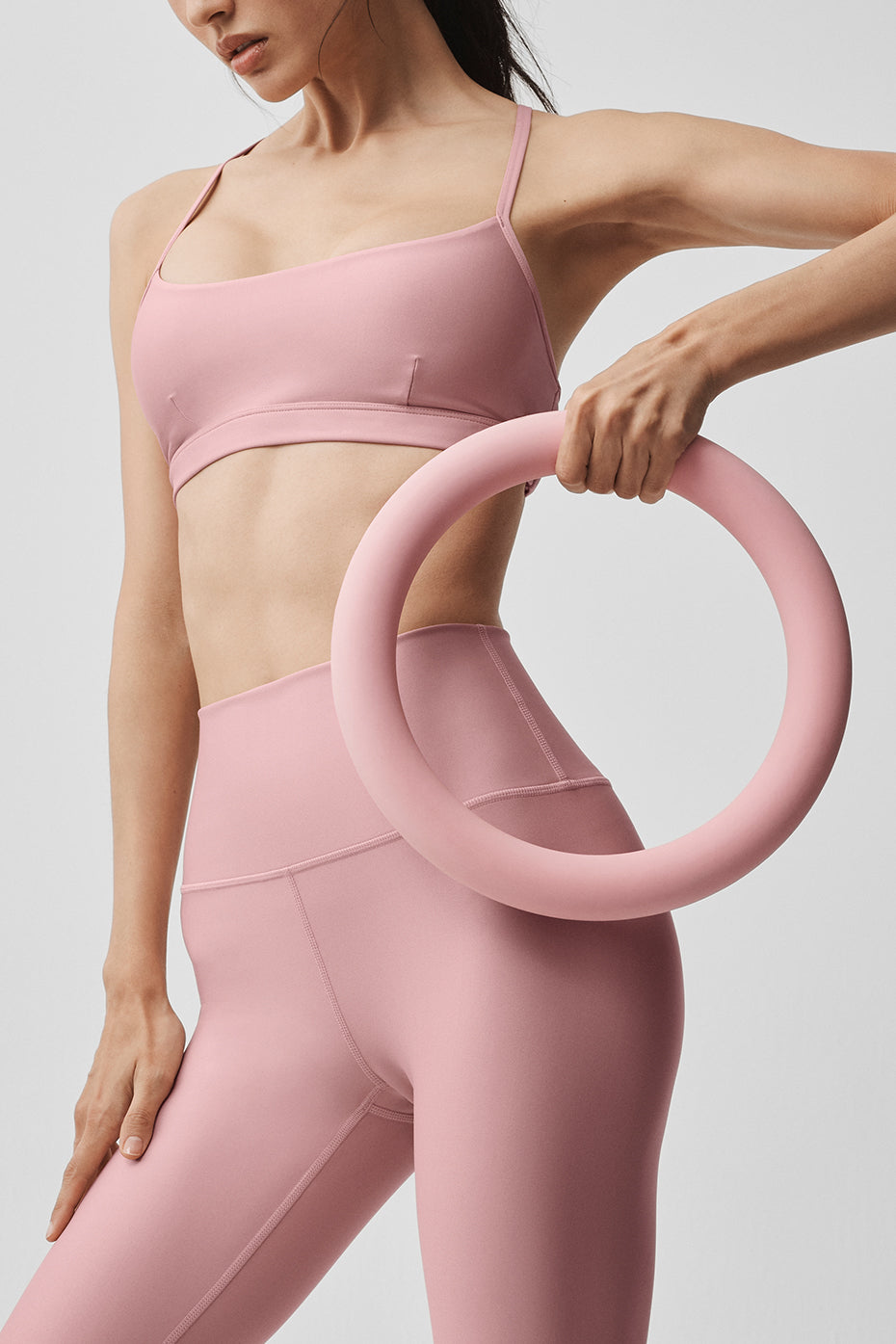 Alo Yoga 7/8 High-Waist Airlift Legging - Vintage Pink