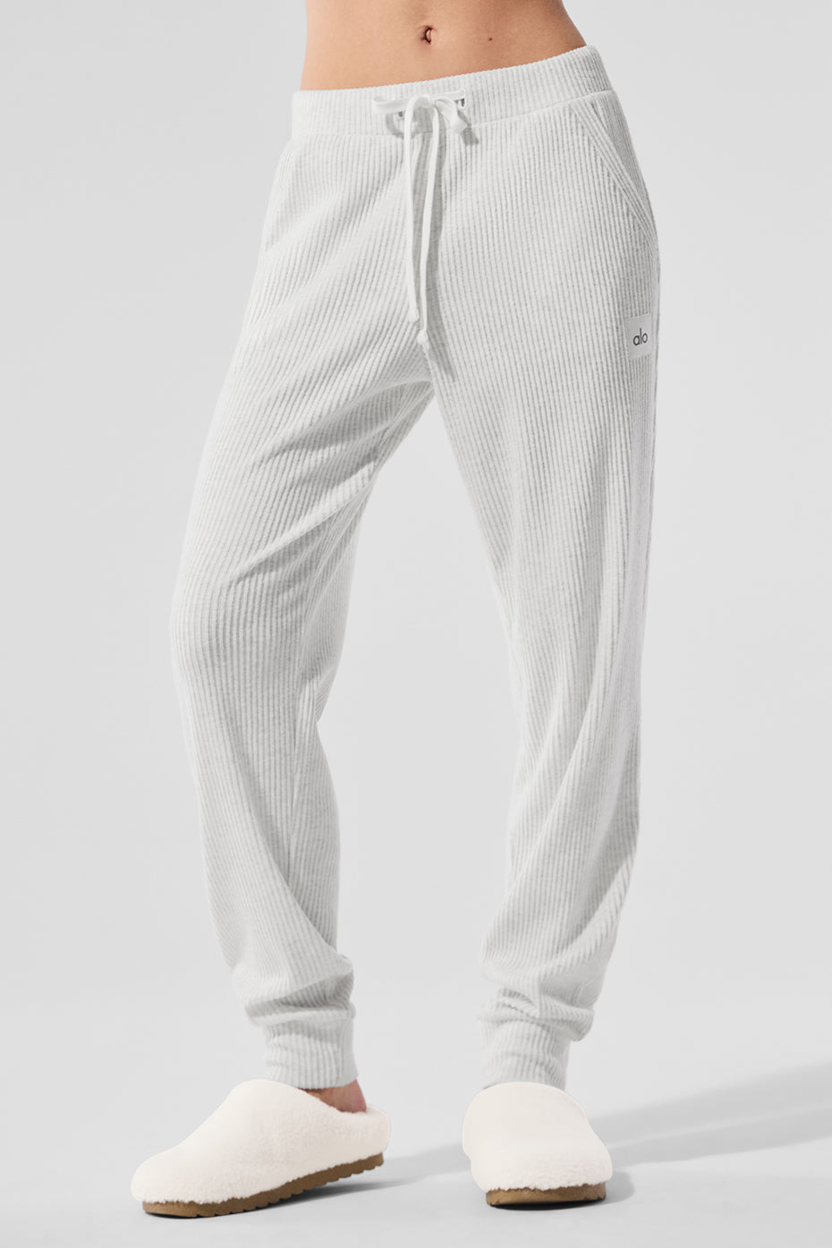 Alo Yoga Muse Sweatpant - White Heather