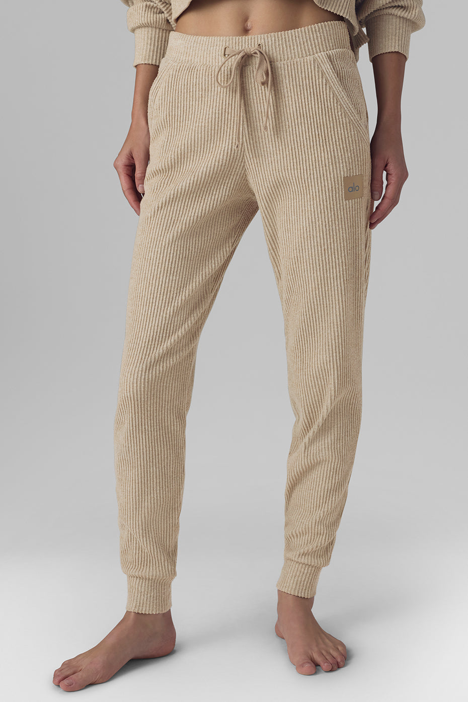 Alo Yoga Muse Sweatpant - Gravel Heather