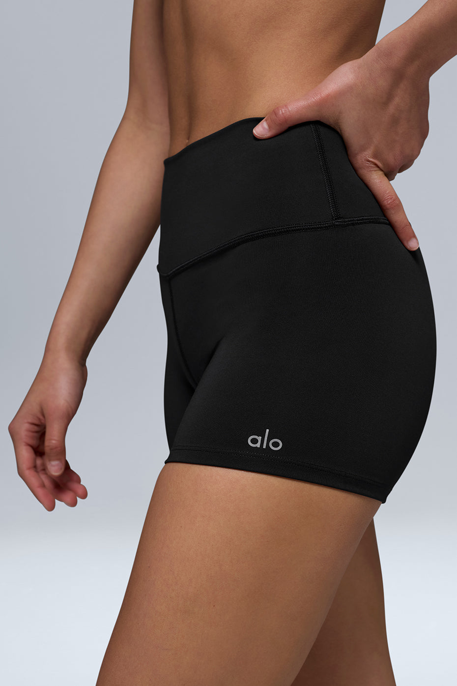 Alo Yoga 3" High-Waist Airlift Short - Black