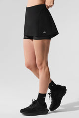 Alo Yoga Alosoft Serve It Up Skirt - Black