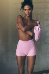Alo Yoga Alosoft Sincere Micro Short - Candy Heart Pink
