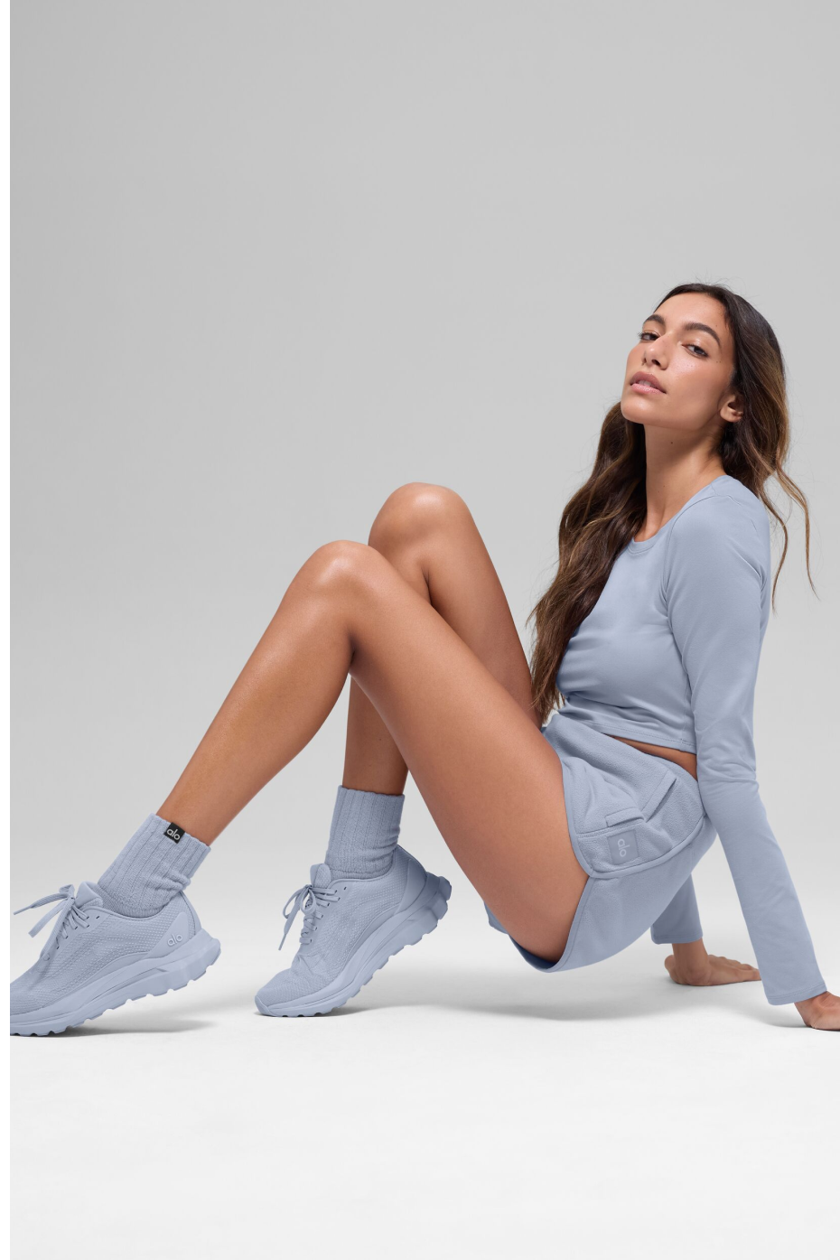 Alo Yoga Polar Fleece Retreat Short - Winter Frost