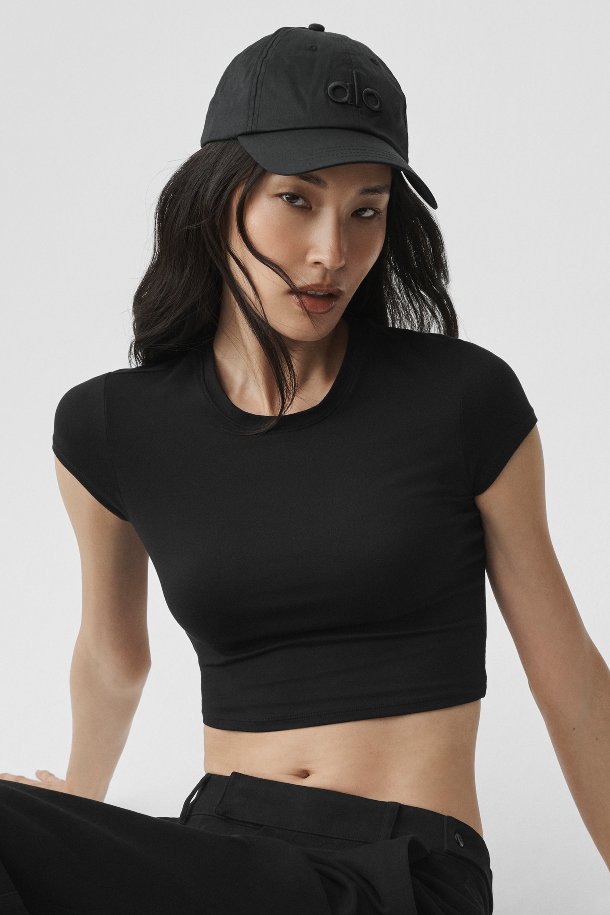 Alo Yoga Off-Duty Cap - Black/Black