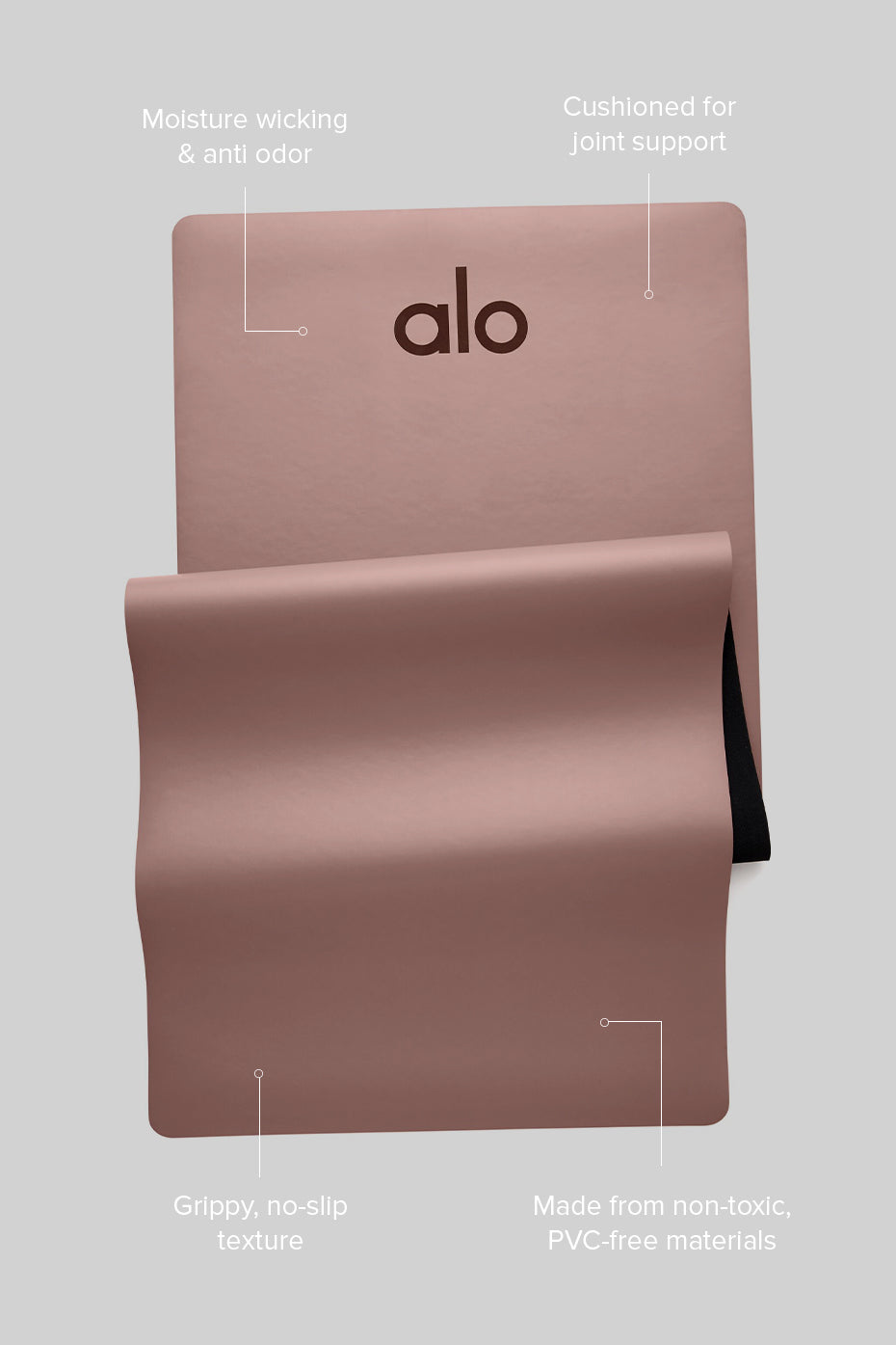 Alo Yoga Warrior Mat - Smoky Quartz