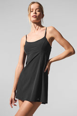 Alo Yoga Breezy Tennis Dress - Black