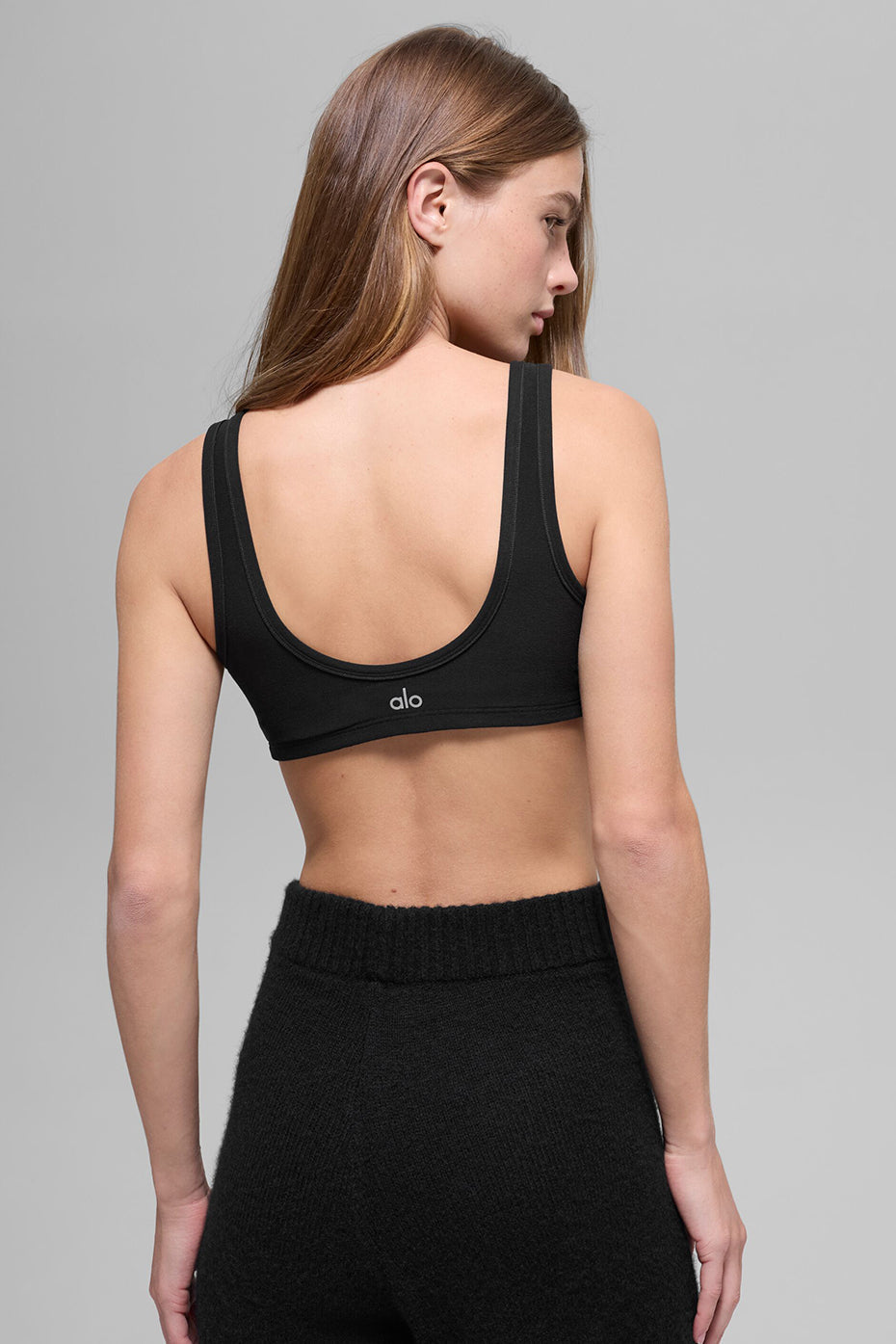 Alo Yoga Alosoft Center Stage Bra - Black
