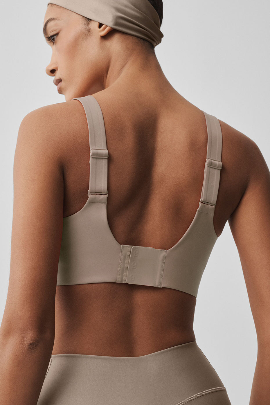 Alo Yoga Airlift Endurance High-Impact Bra - Gravel