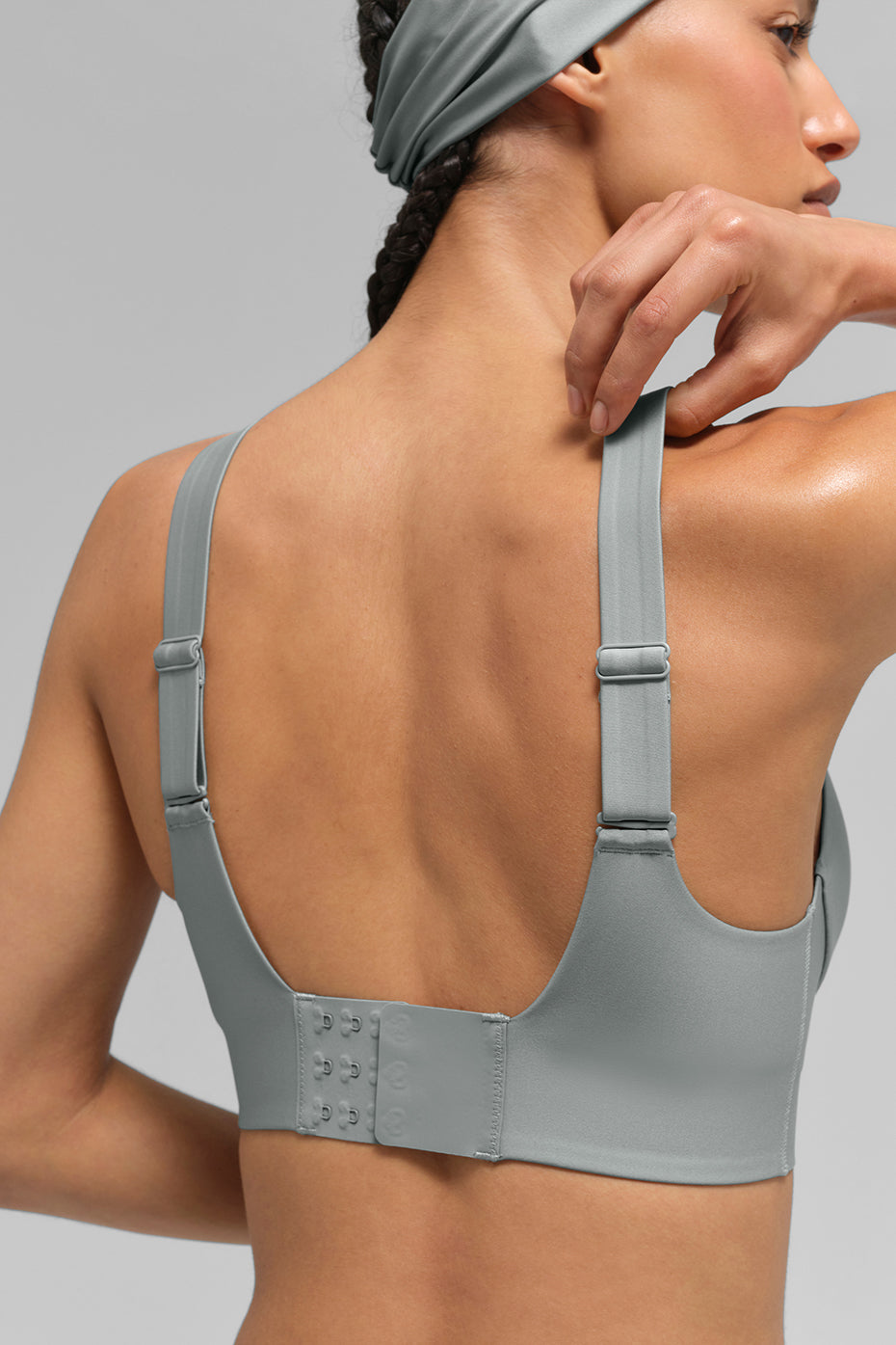 Alo Yoga Airlift Endurance High-Impact Bra - Lunar Grey