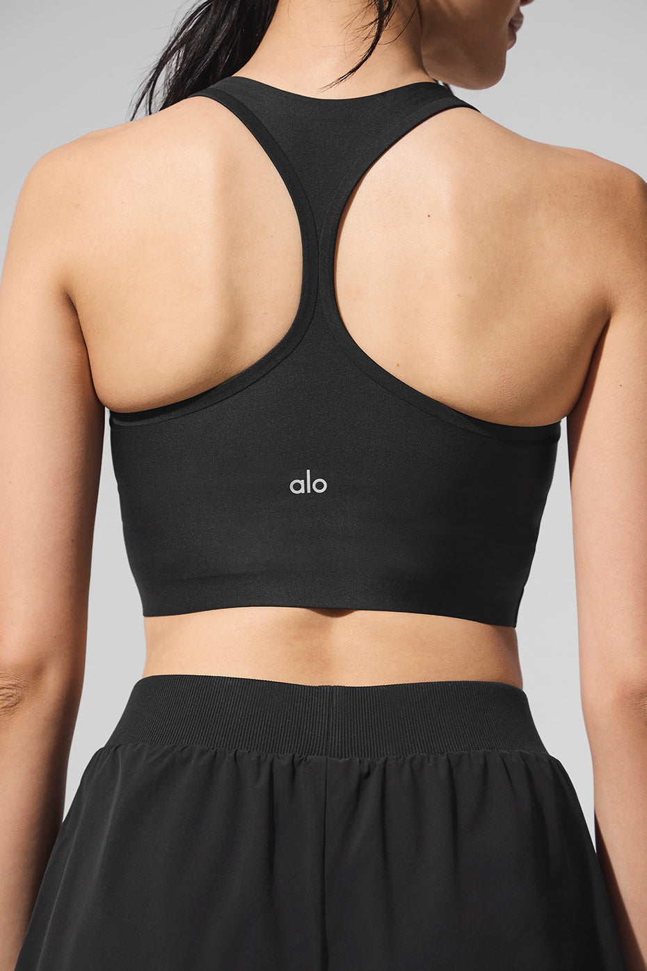 Alo Yoga Airlift Super Sleek Bra Tank - Black