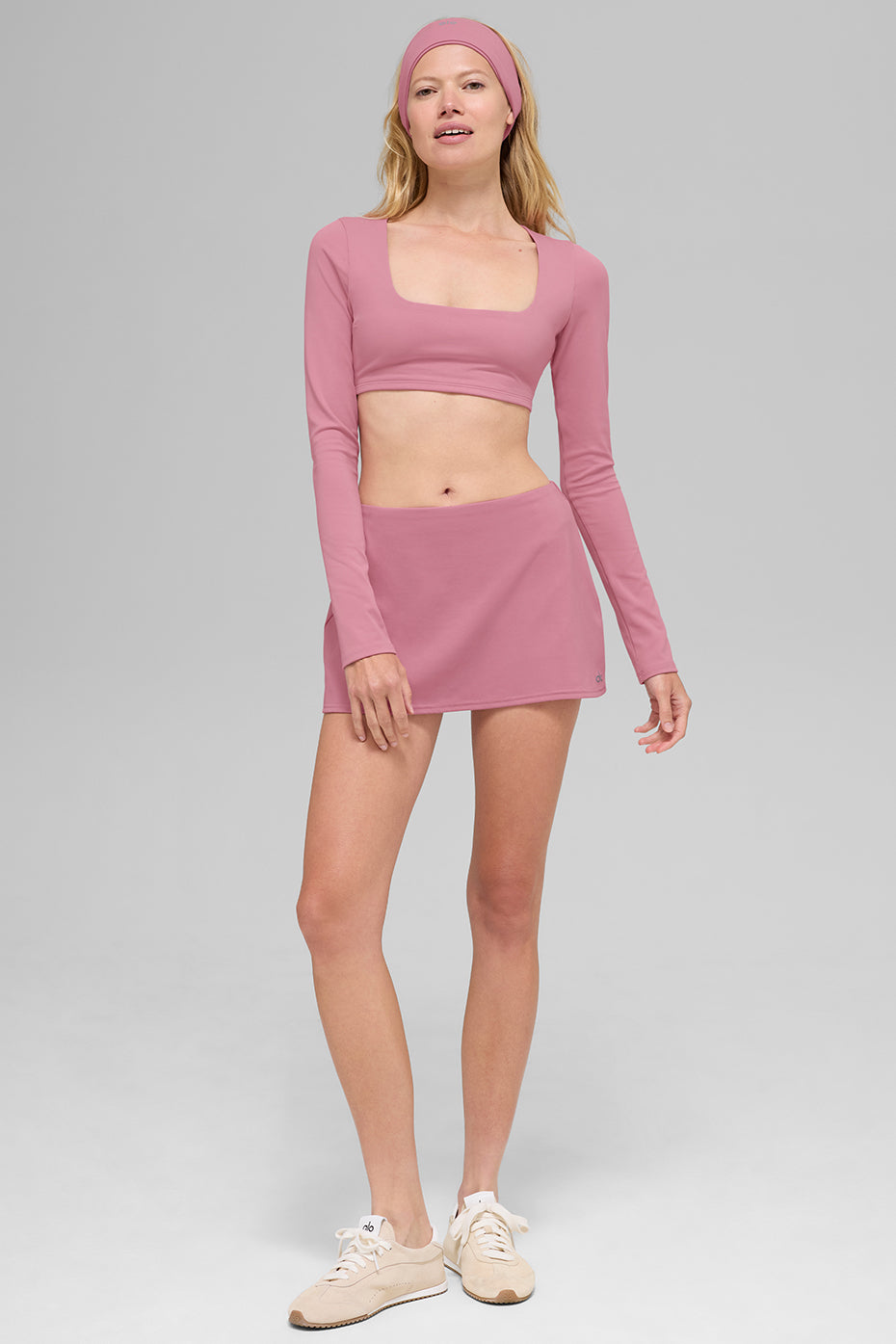 Alo Yoga ALO Softsculpt Precision Long Sleeve Bra - Pink Wild Rose
