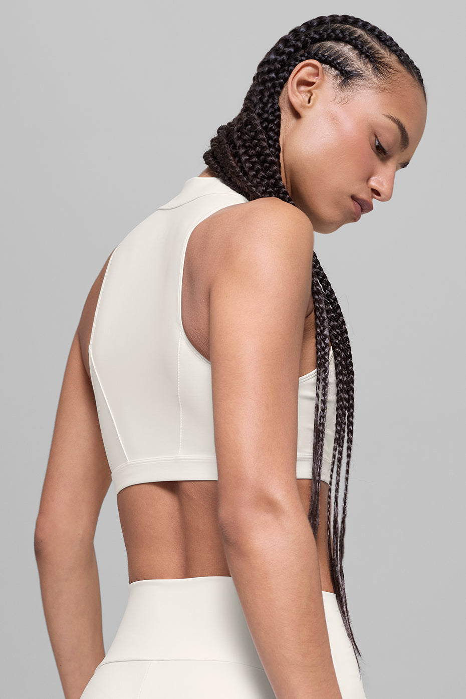 Alo Yoga Airlift Mesh Infatuation Bra - Ivory