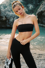 Alo Yoga Airbrush Bandeau Bra - Black