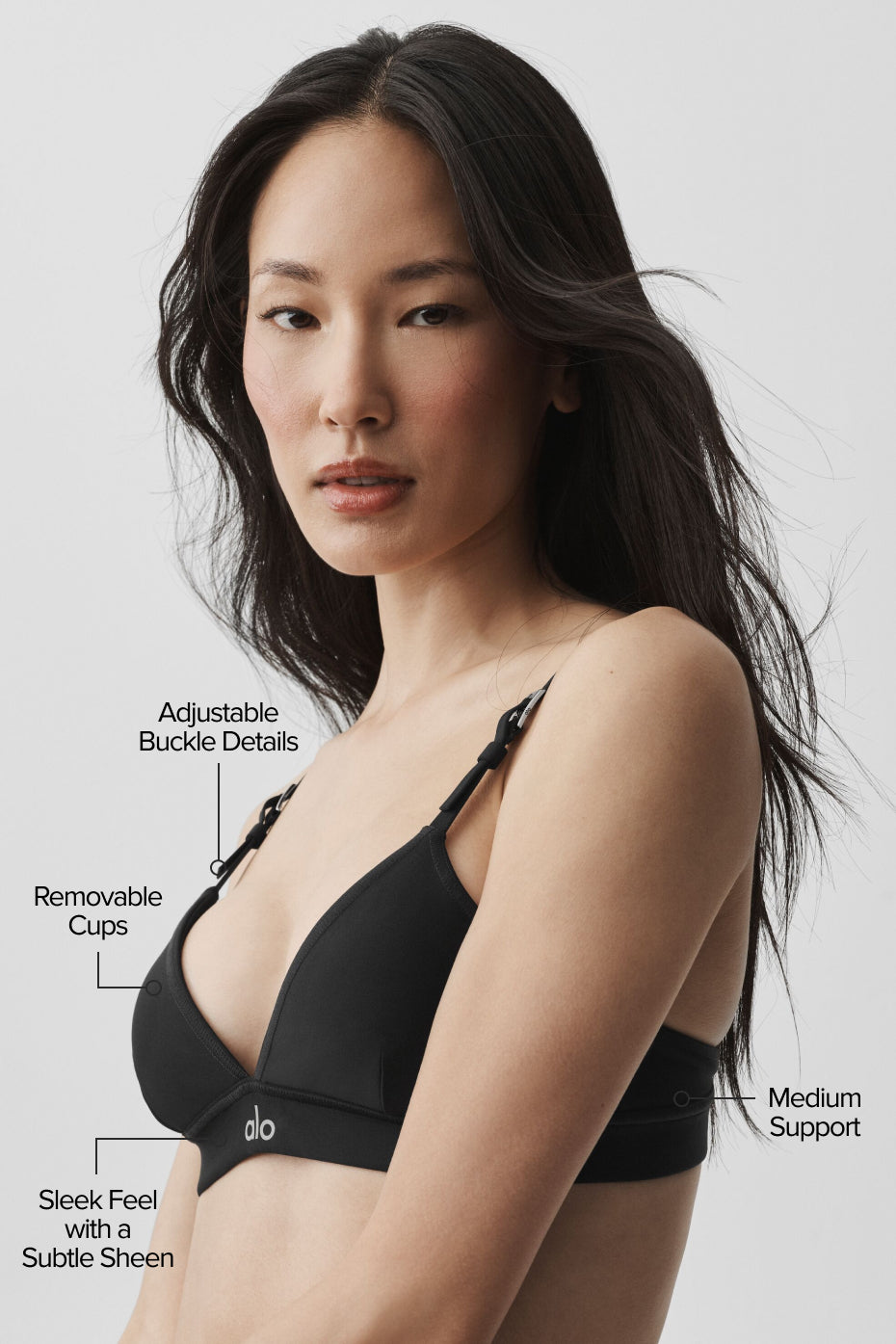 Alo Yoga Airlift Connection Bra - Black