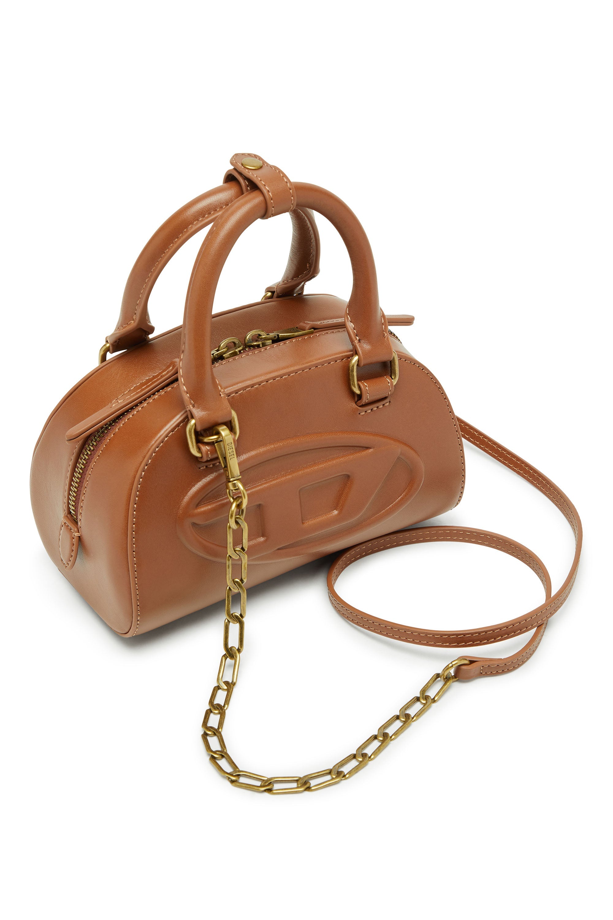 Diesel 1Dr Dome Crossbody Camel