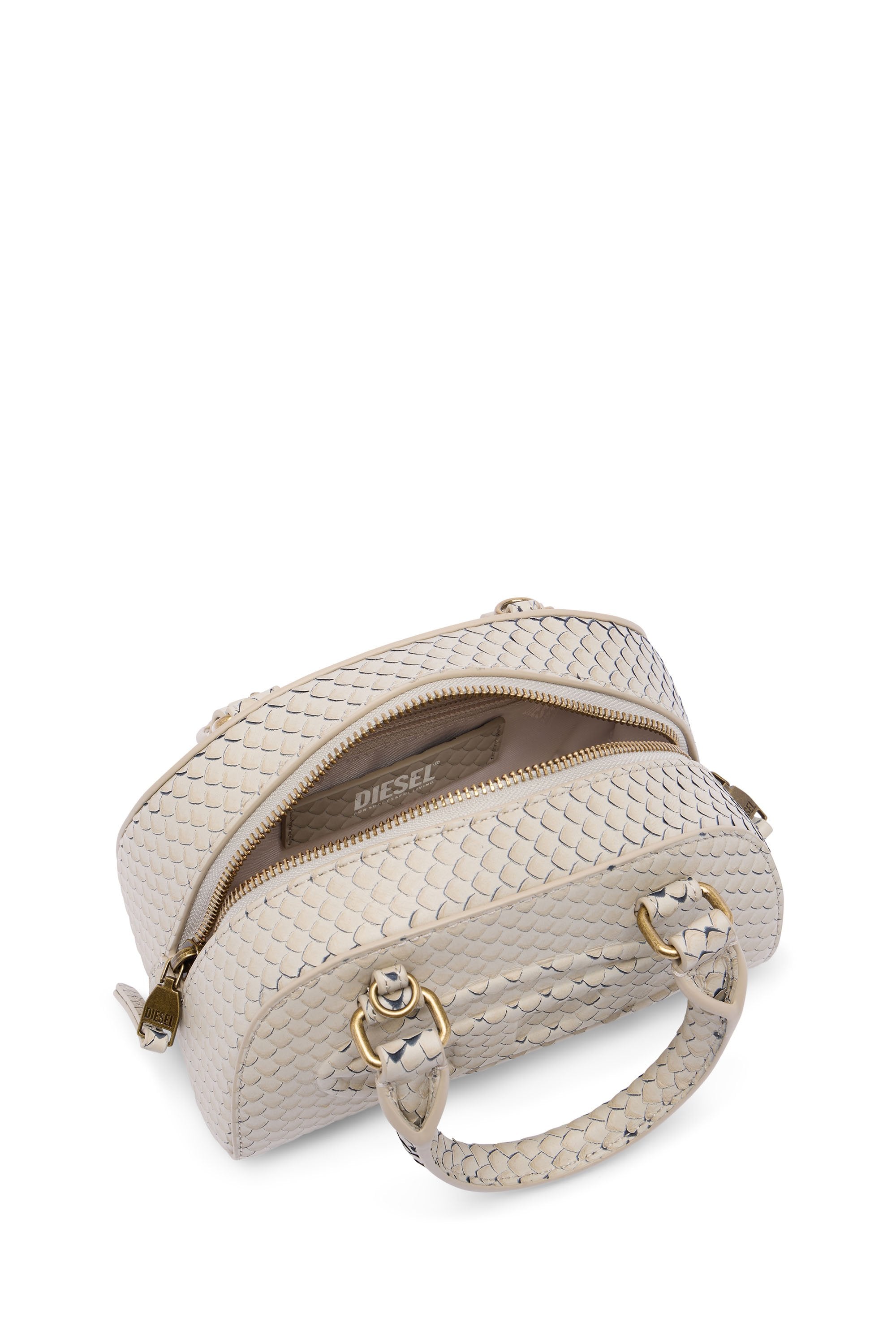 Diesel 1Dr Dome Crossbody Beige