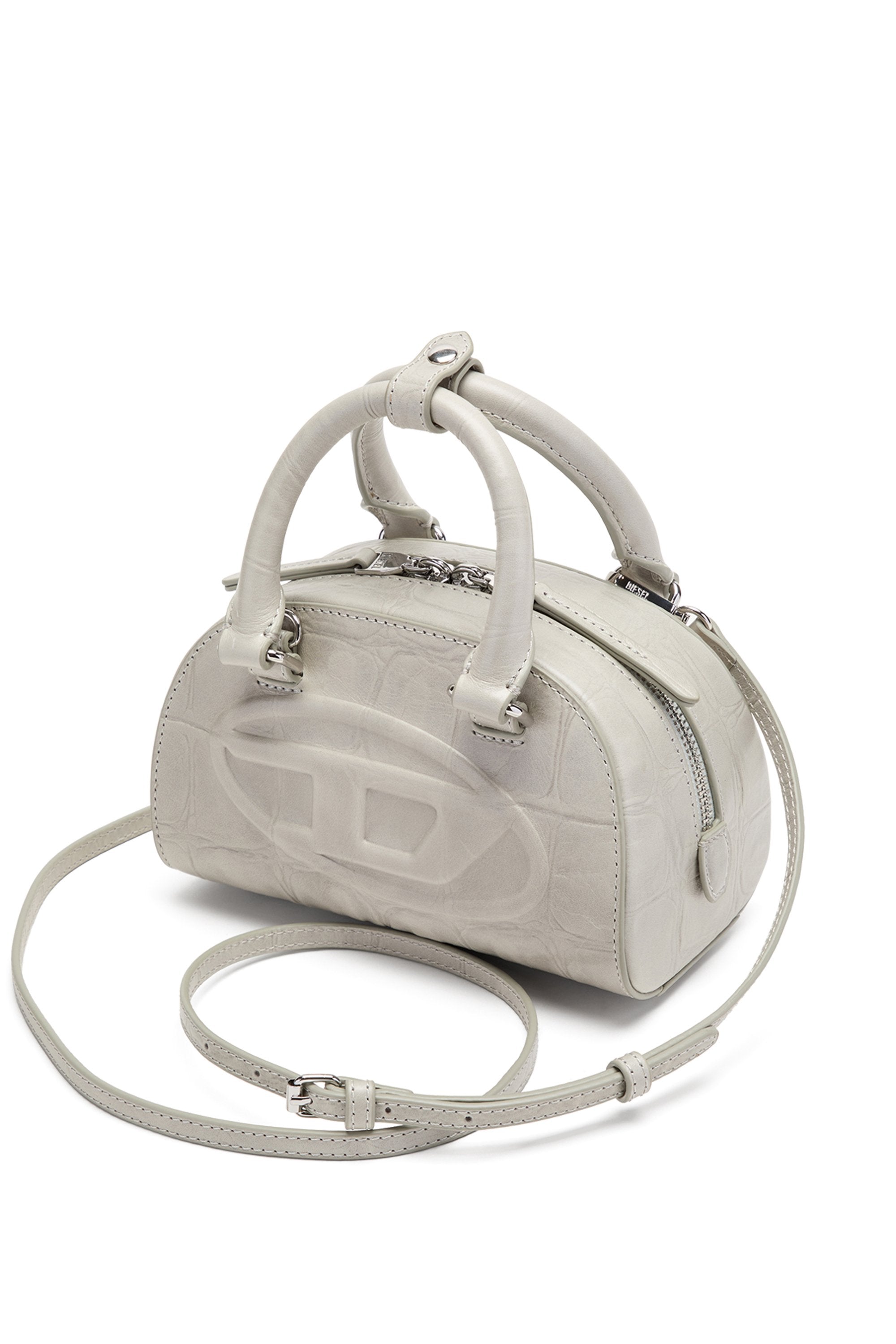 Diesel 1Dr Dome Crossbody Grey