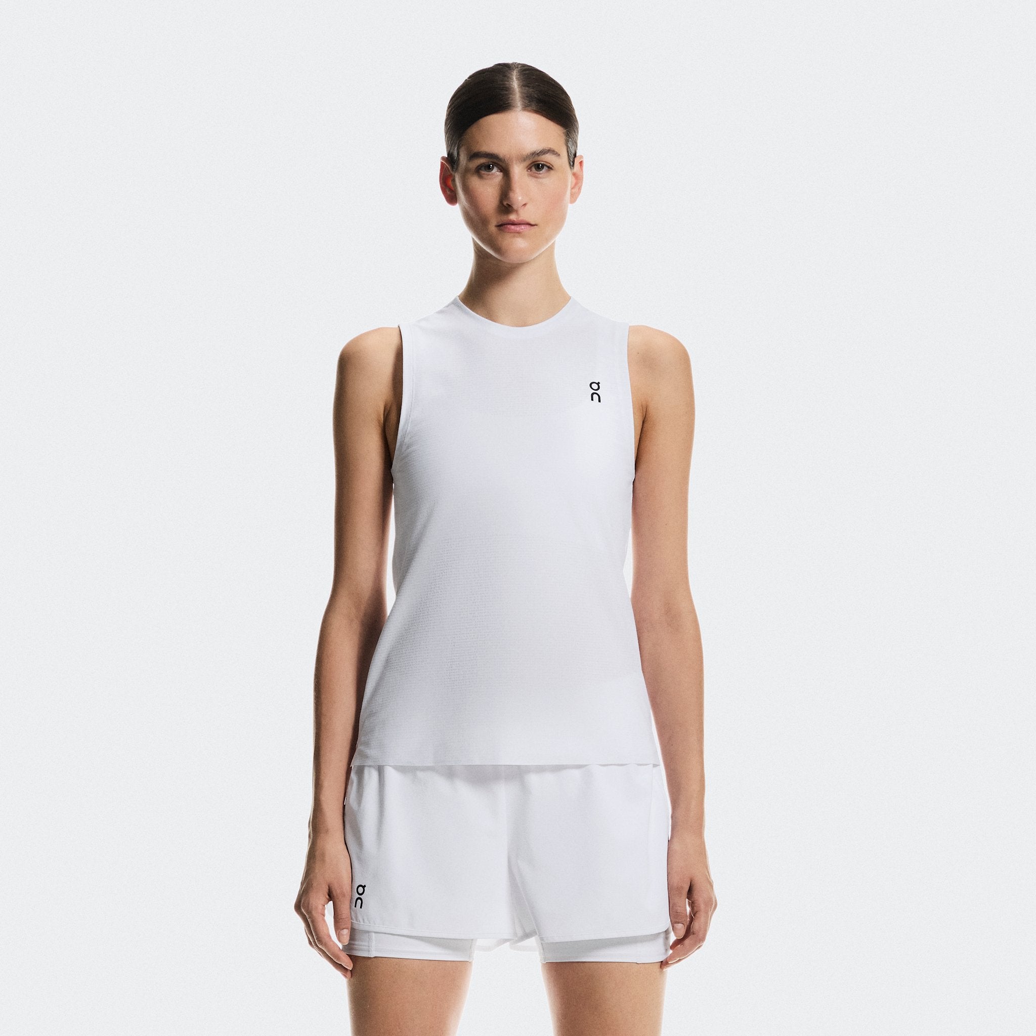 On Court Tank White