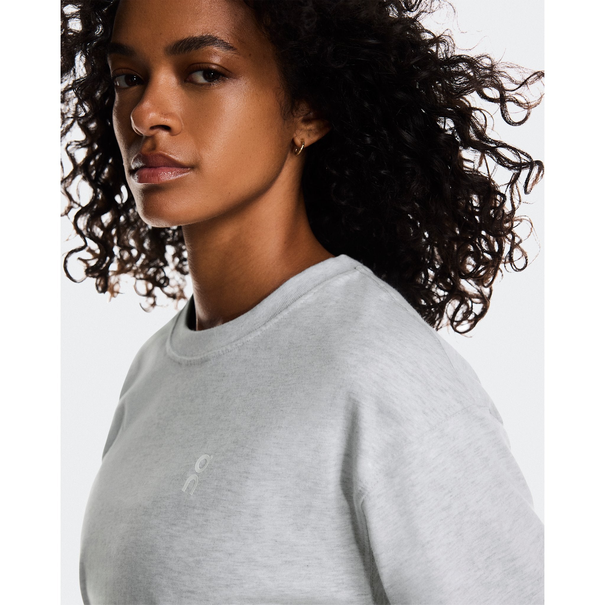 On Club-T Smash Grey Heather