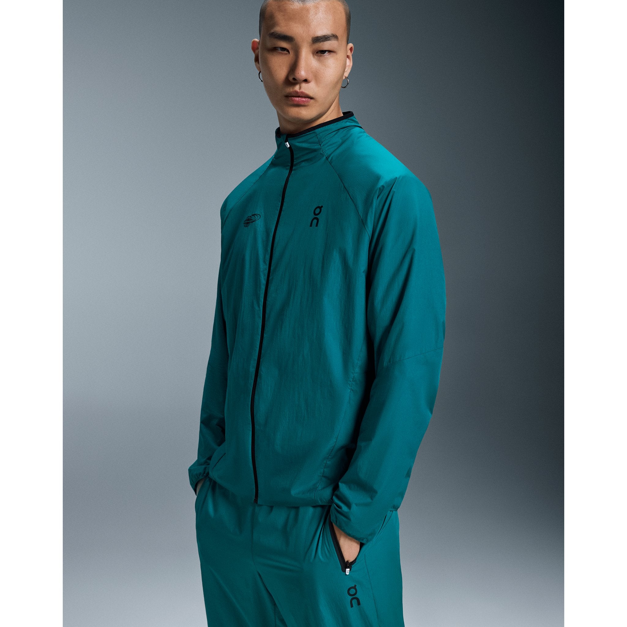 On Track Jacket Beams Evergreen
