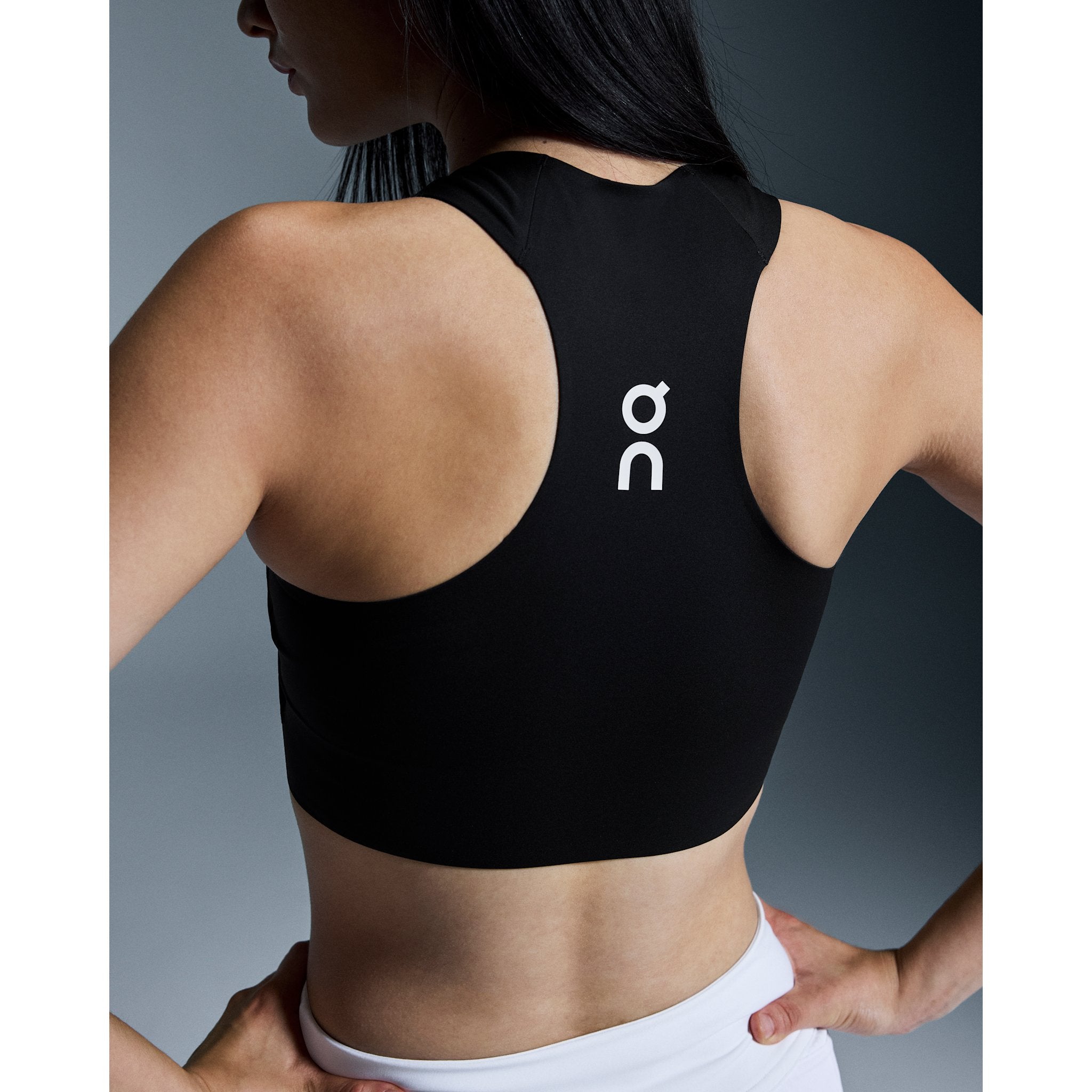 On Court Crop Top Black
