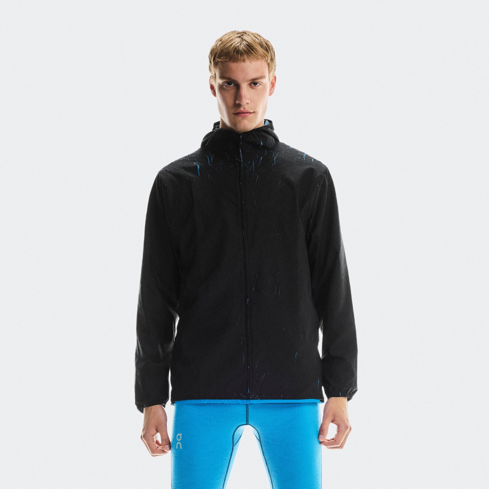 On Pace Run Jacket Malibu | Black