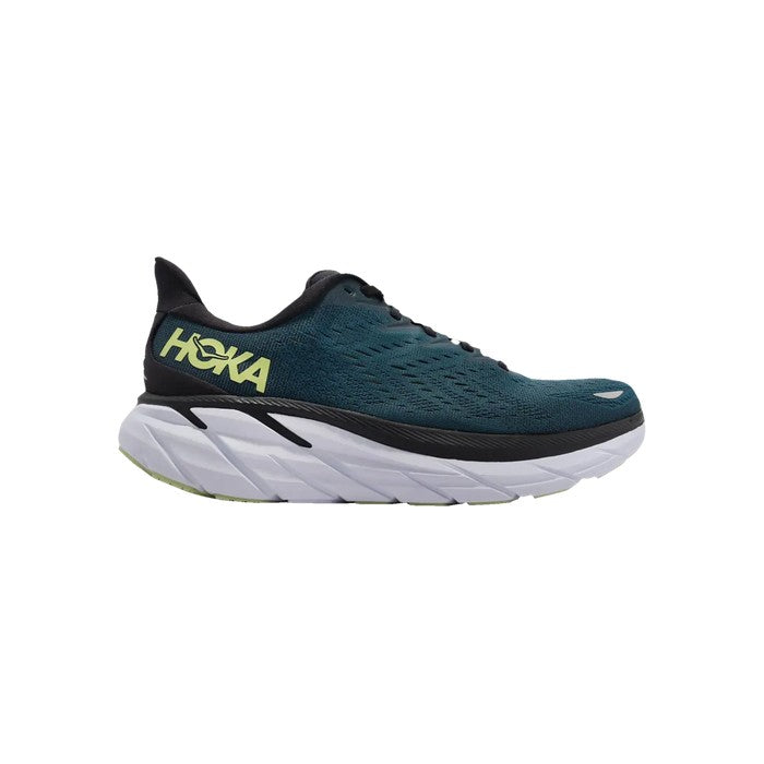 Hoka Clifton 8 2E Wide 'Blue Coral Butterfly'