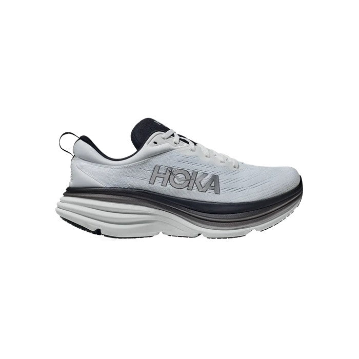 Hoka Bondi 8 2E Wide 'White Black'