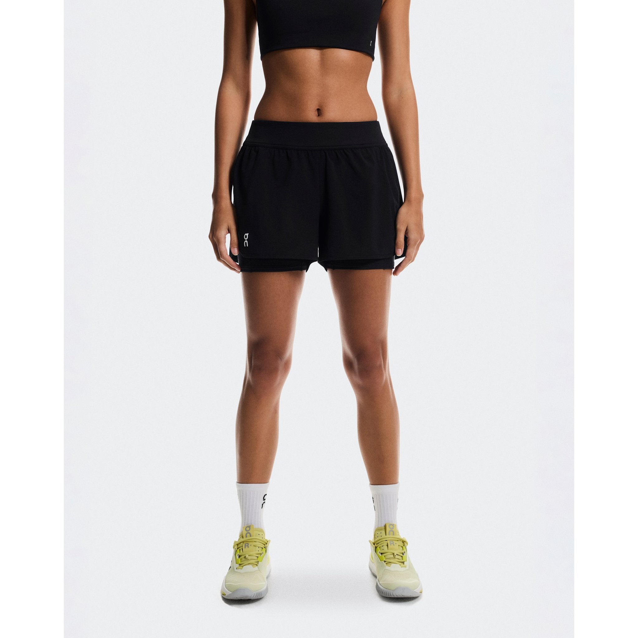 On 3" Court Shorts 2-in-1 Black