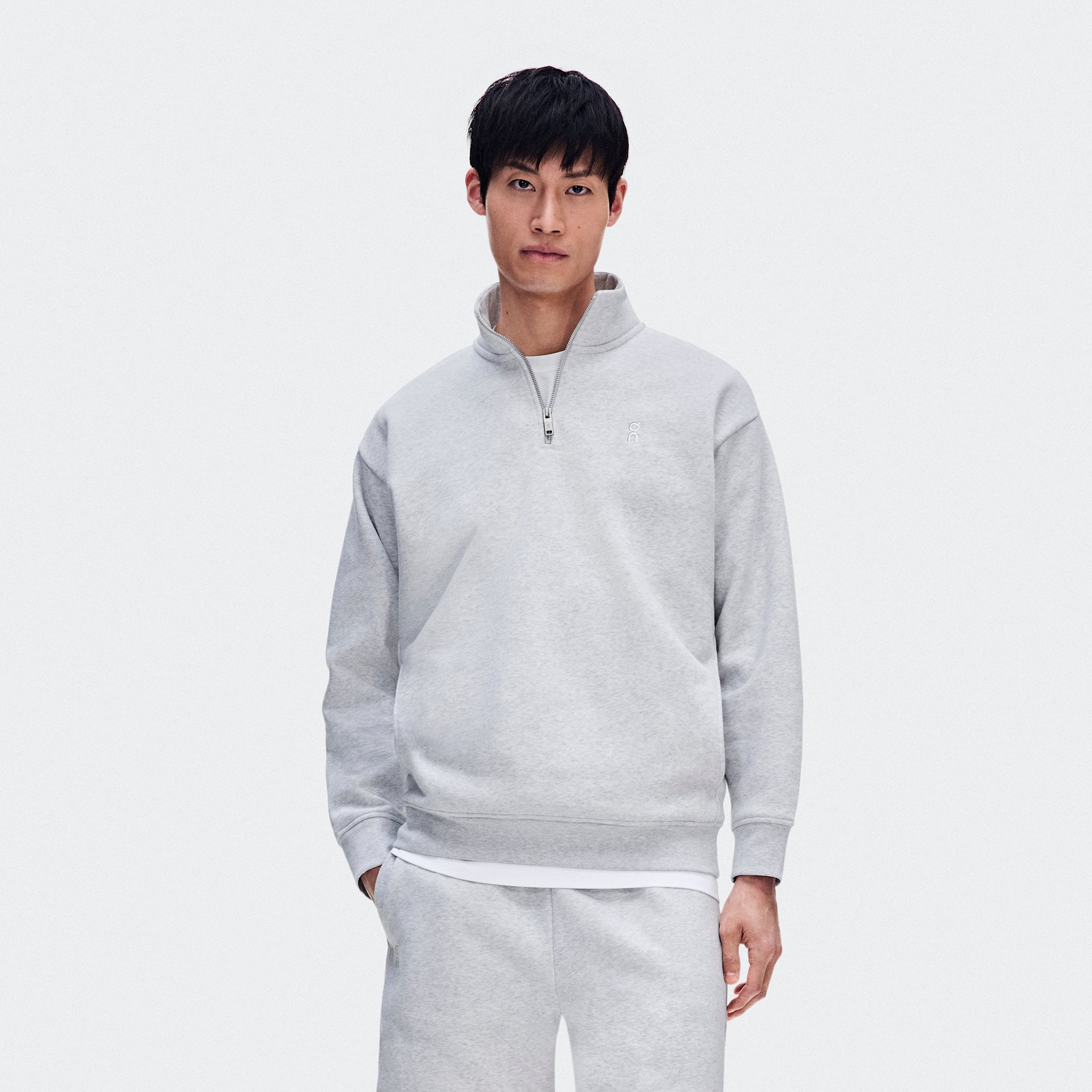 On Club Collective 1/4 Zip Crater