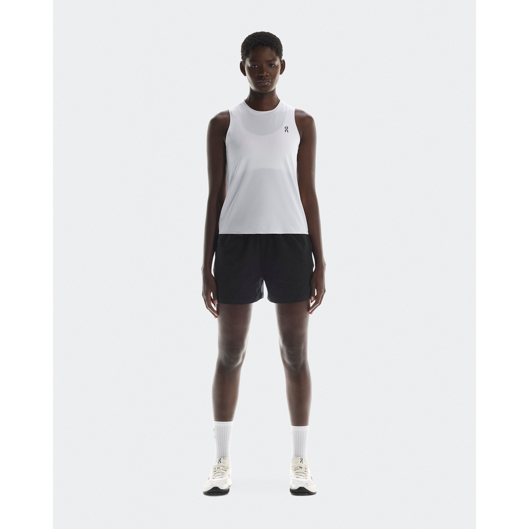 On Court Tank All White