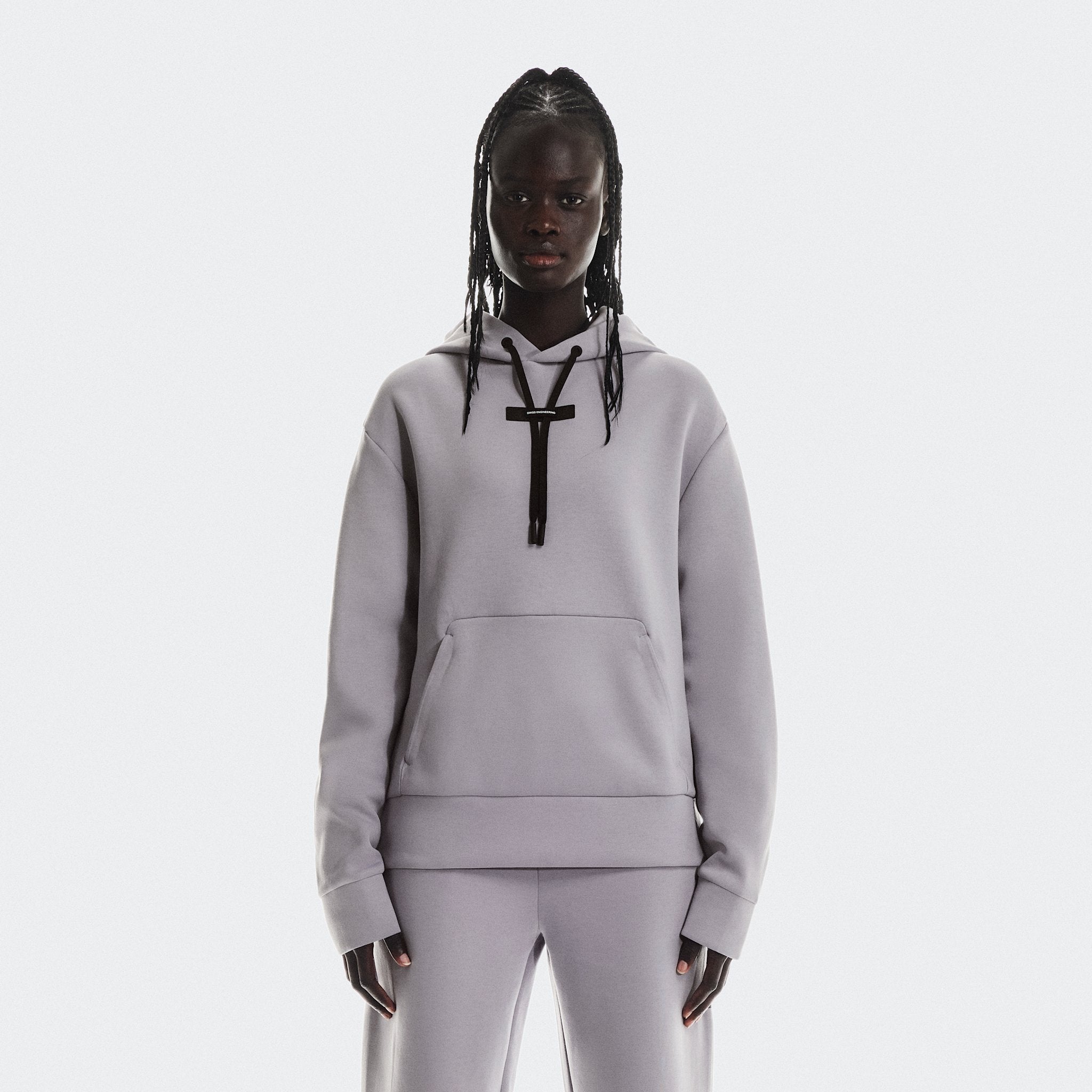 On Focus Tech Hoodie Lilac