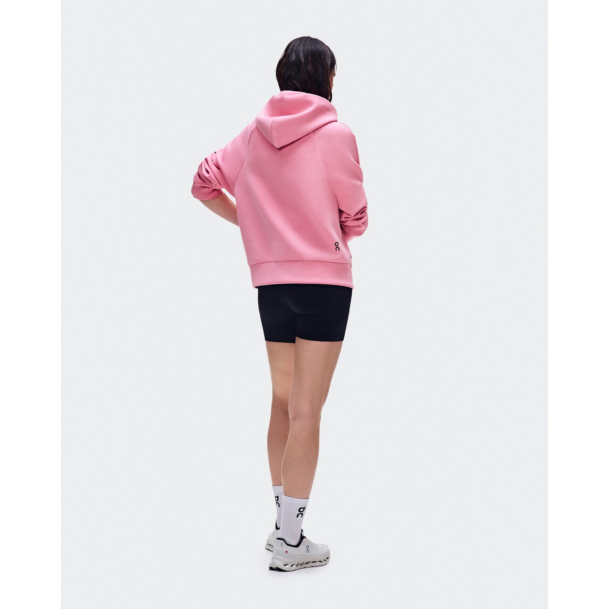 On Focus Tech Zip Hoodie Magnolia