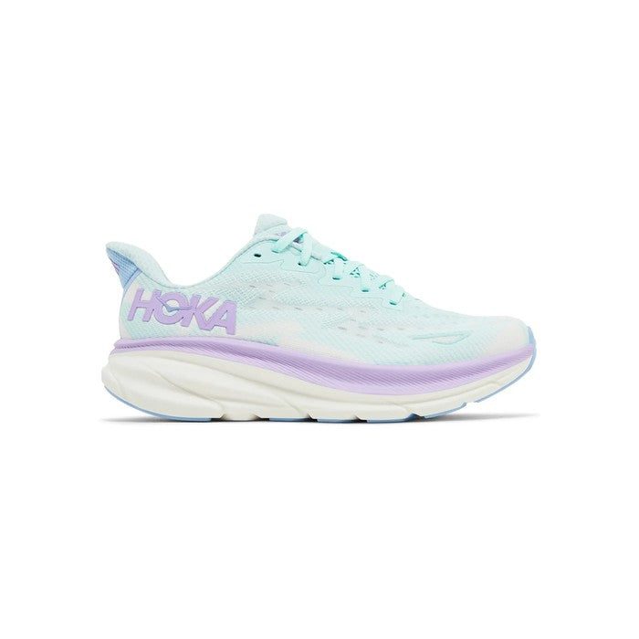 Hoka Wmns Clifton 9 Wide 'Sunlit Ocean Lilac Mist'