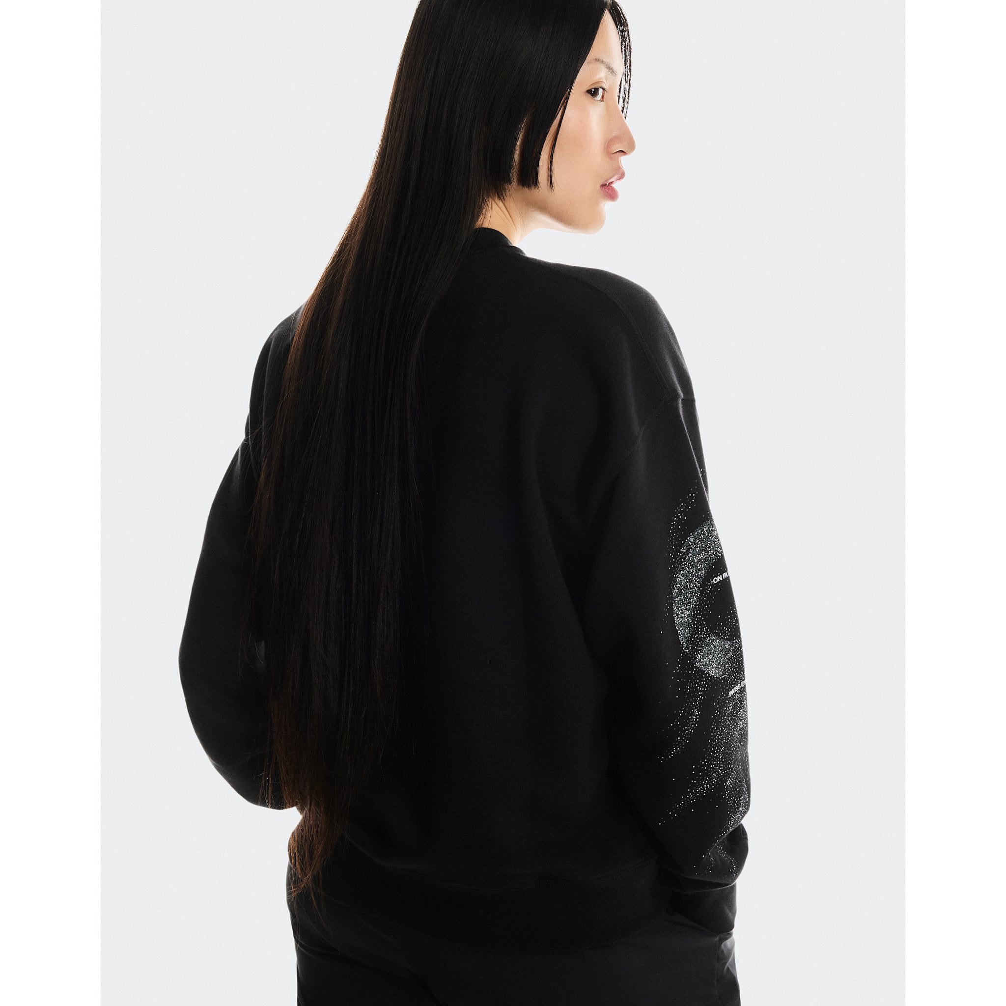 On Club Crew Graphic Black | Olive