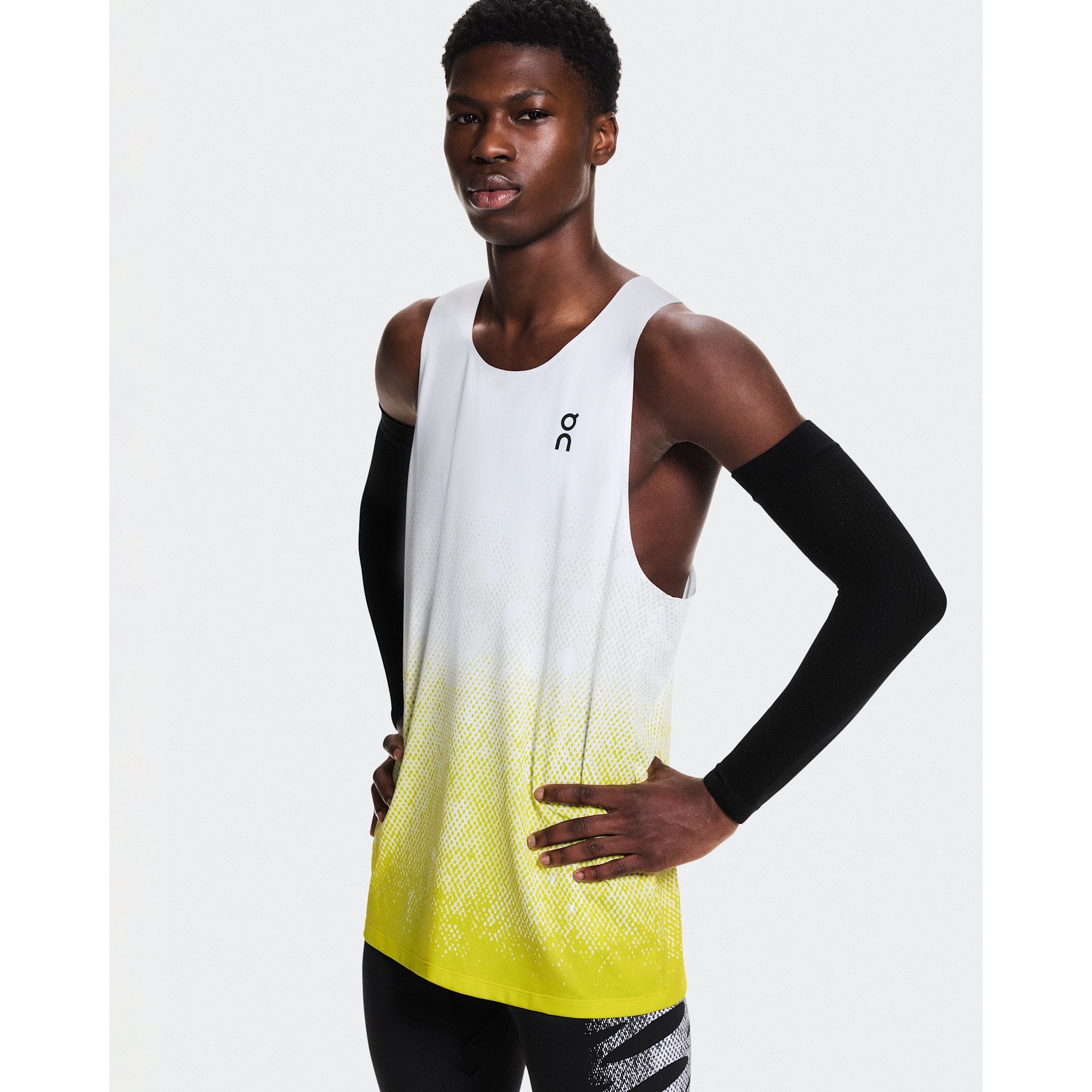 On Zero Singlet White | Lime