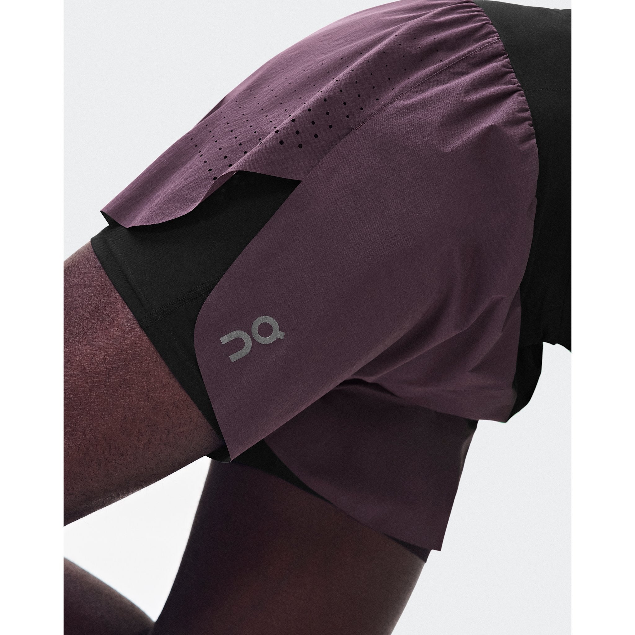 On Zero 2-in-1 Shorts Urchin | Black
