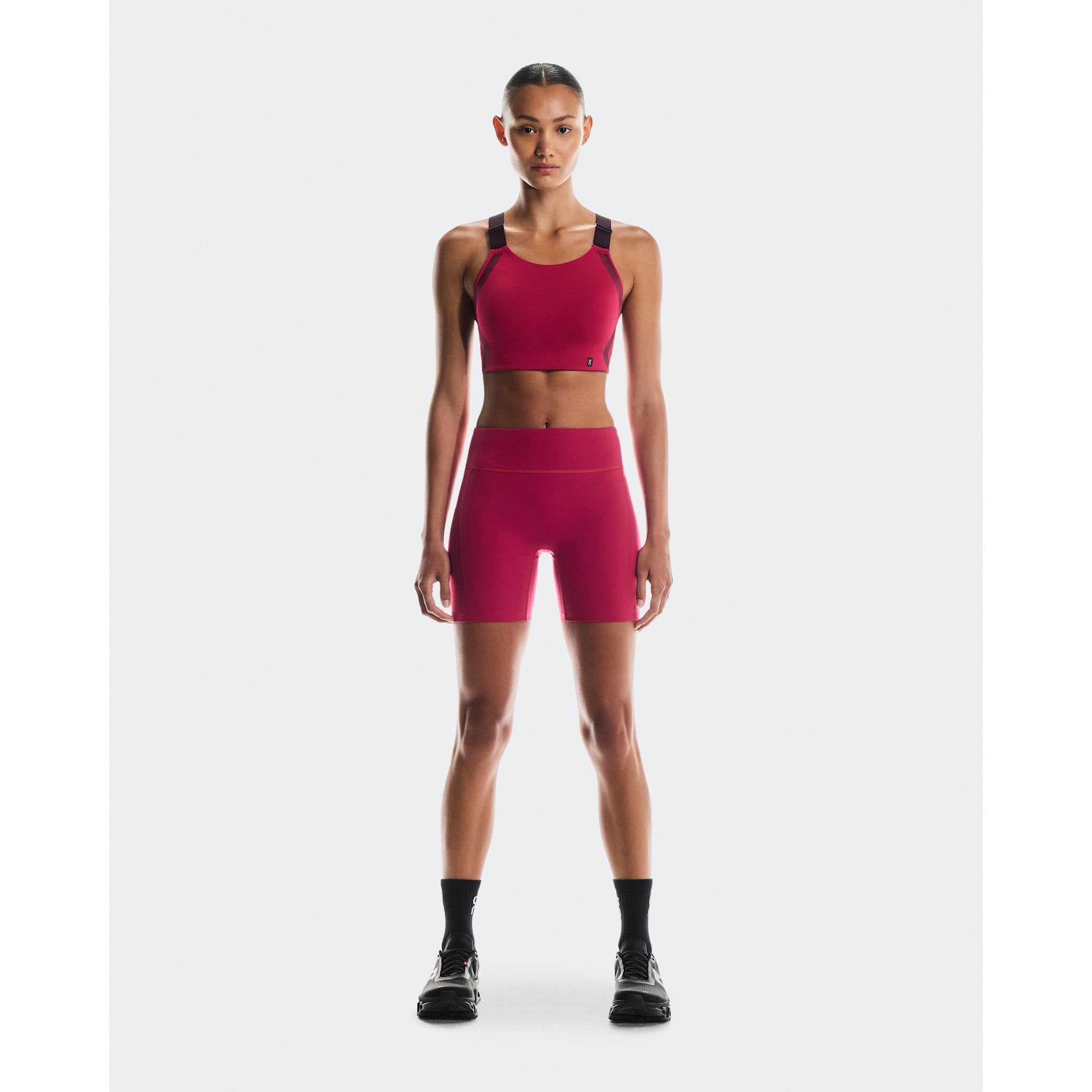 On Performance Tights Short Grenadine